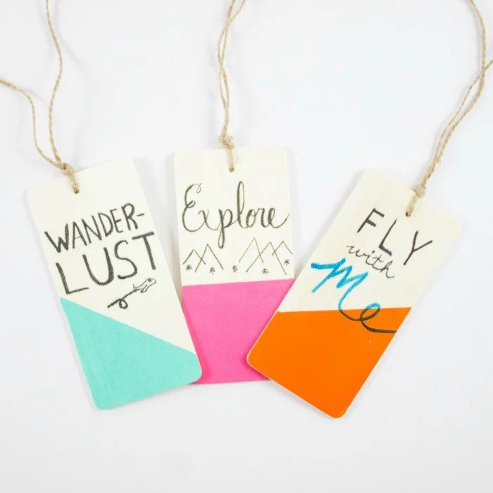 Premium Leather Luggage Tag