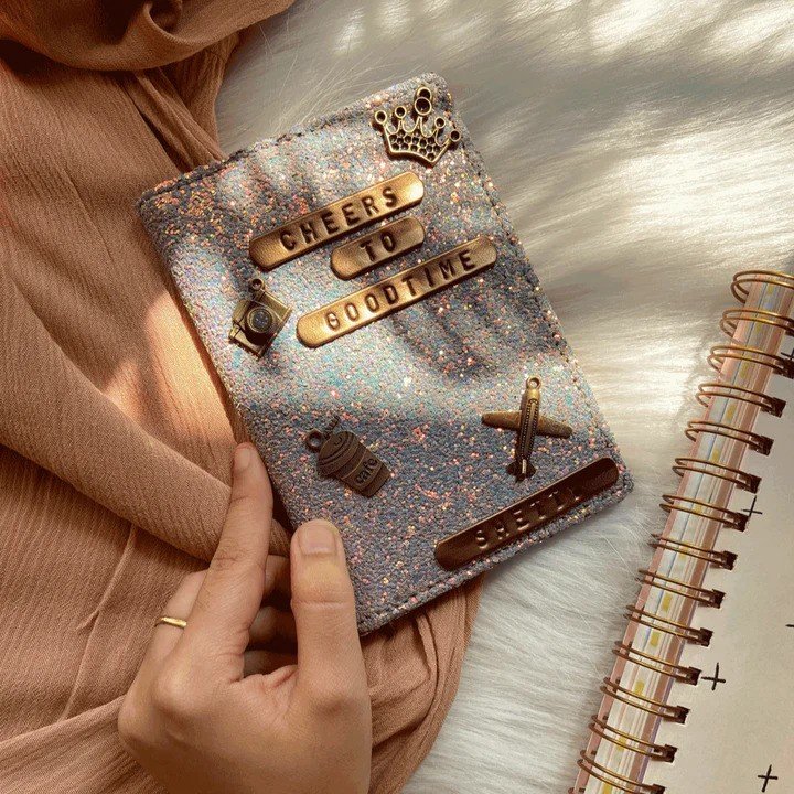 Elegant Personalized Passport Wallet