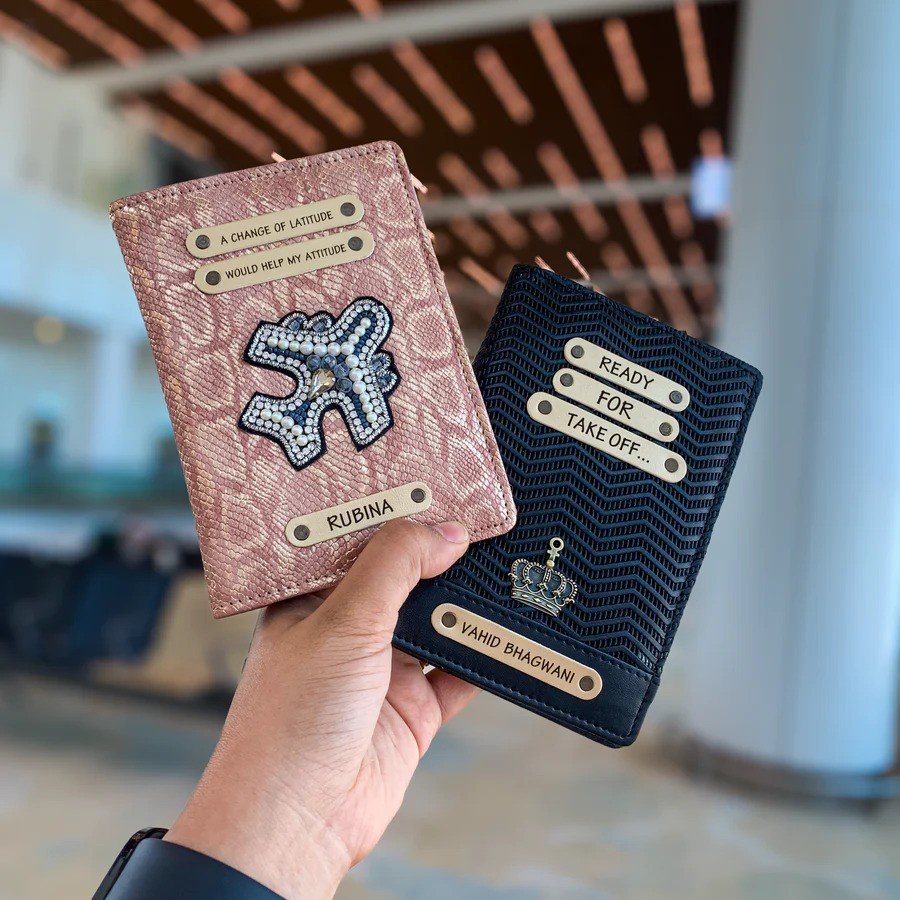 Custom Leather Passport Cover